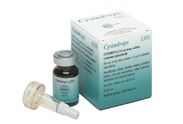 CYSTADROPS 3,8 MG/ML EYE DROPS SOLUTION